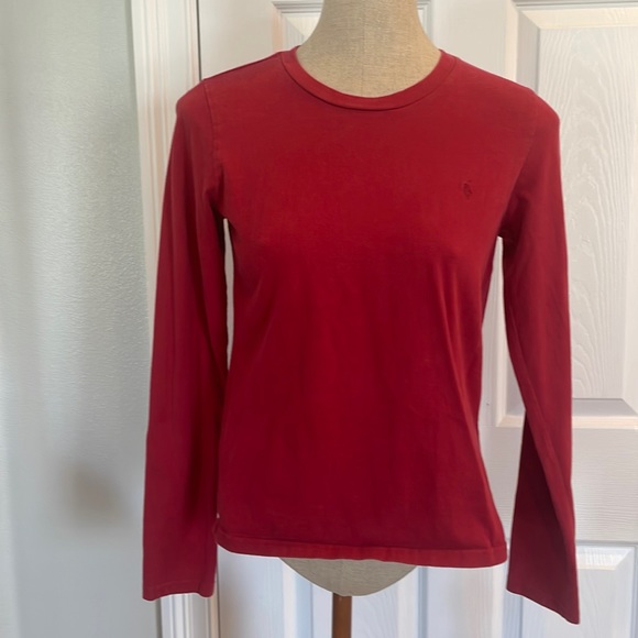 Ralph Lauren Tops - Ralph Lauren long sleeve top women’s M red